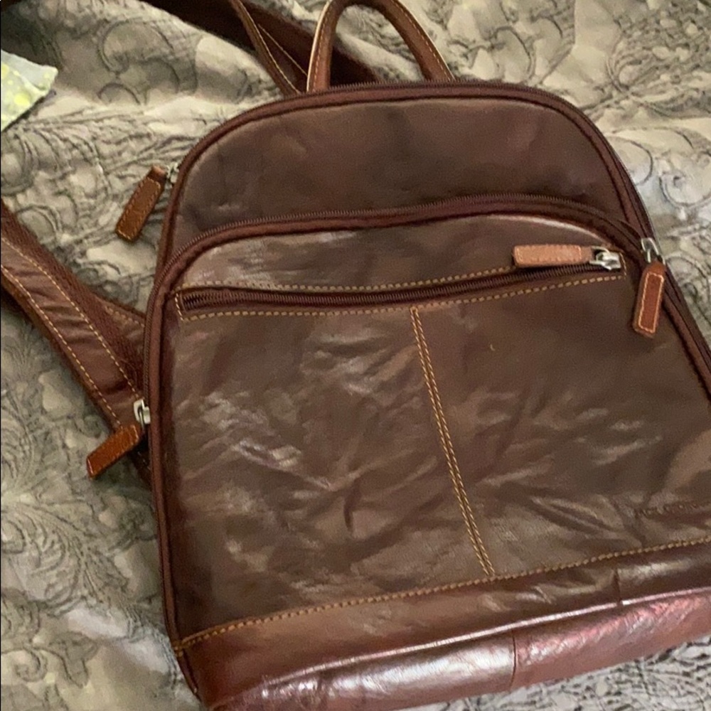 Leather Back pack